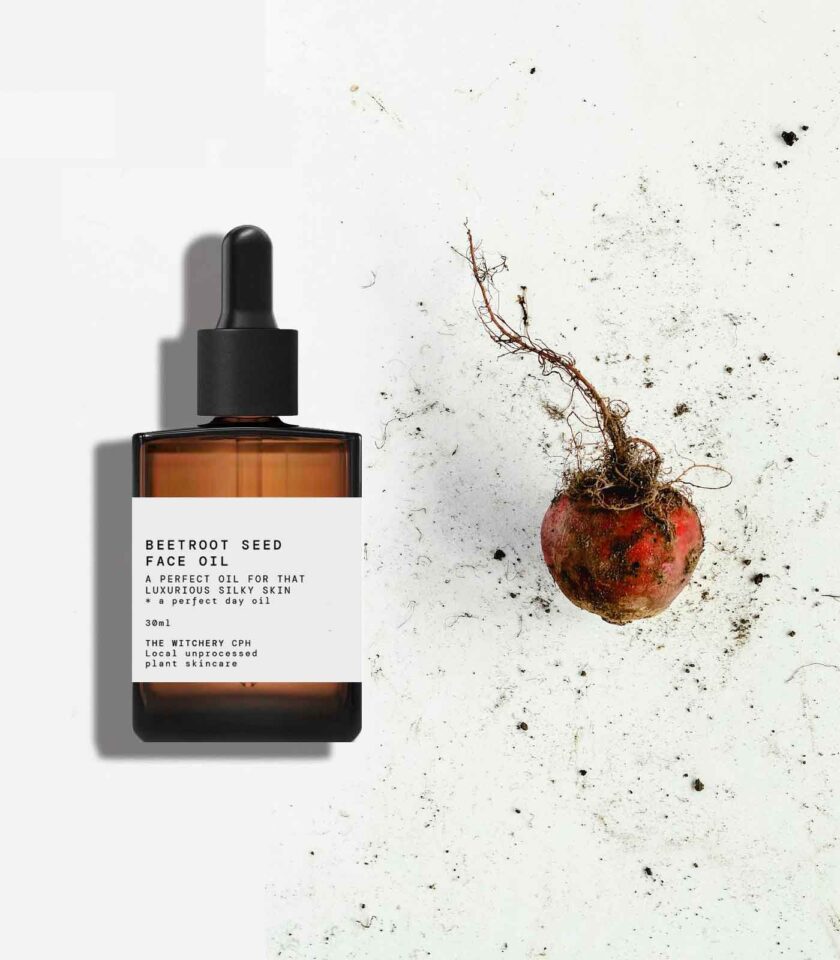 beetroot seed face oil for silky, soft skin from the witchery cph
