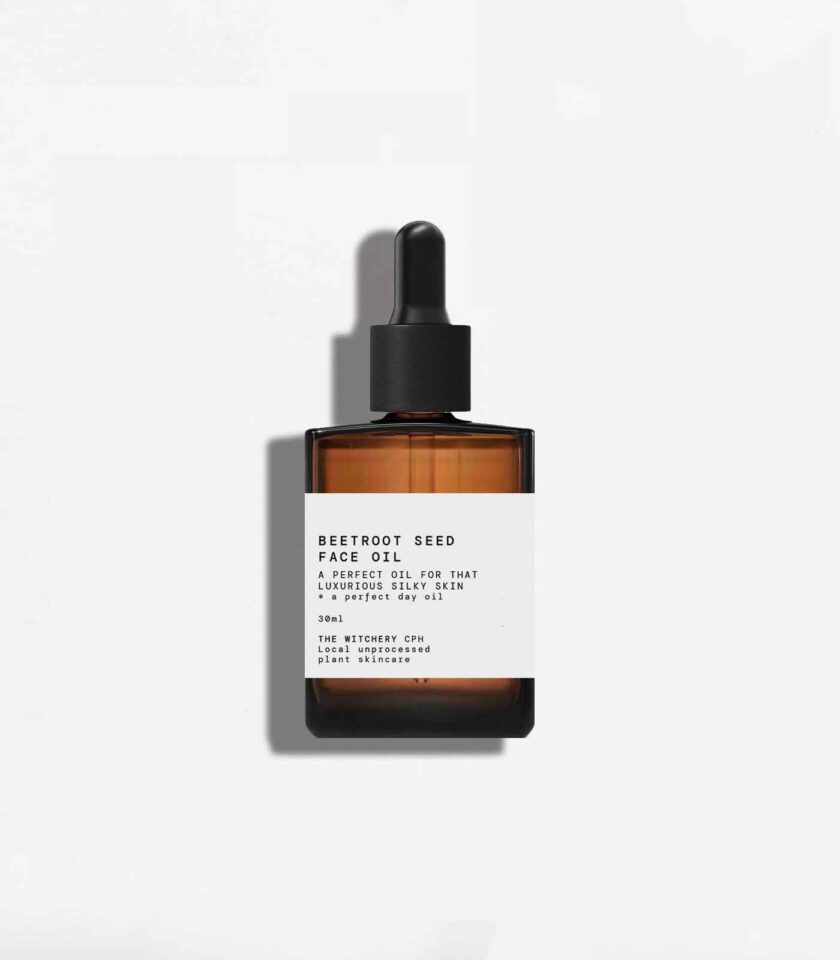 beetroot seed face oil for silky, soft skin from the witchery cph