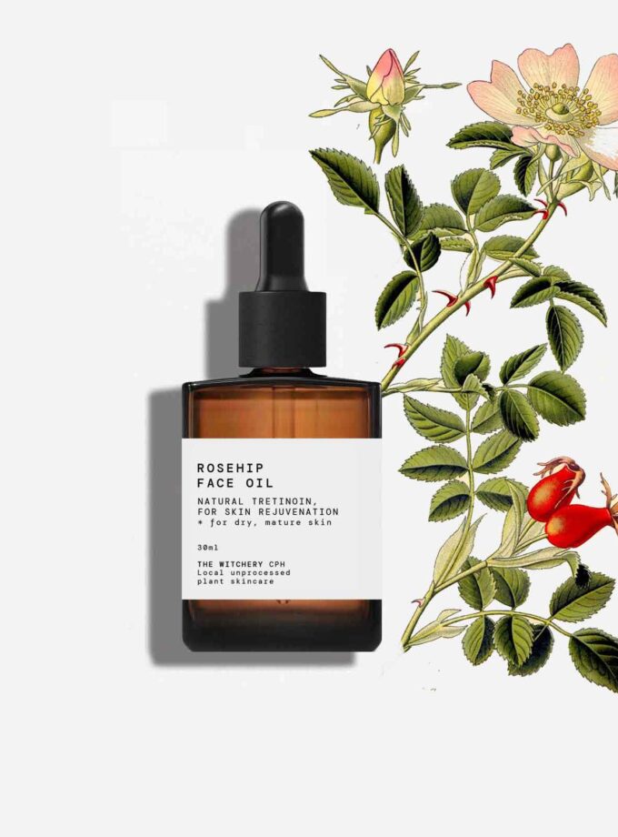 pure rosehip face oil is natural source if tretinoin