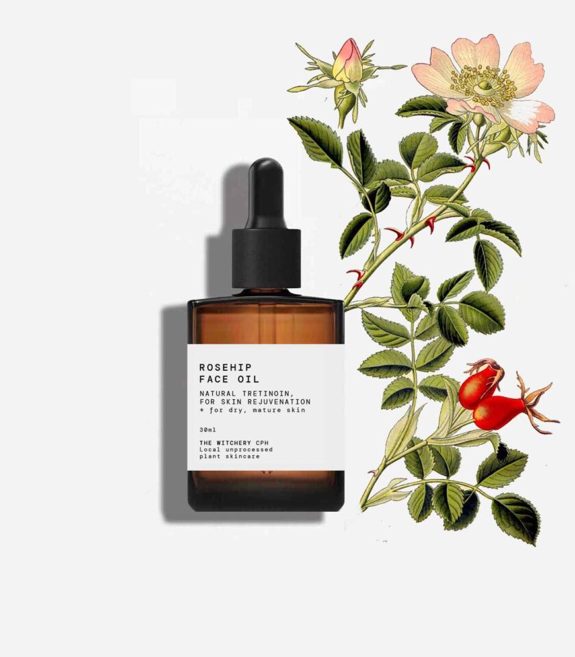 pure rosehip face oil is natural source if tretinoin