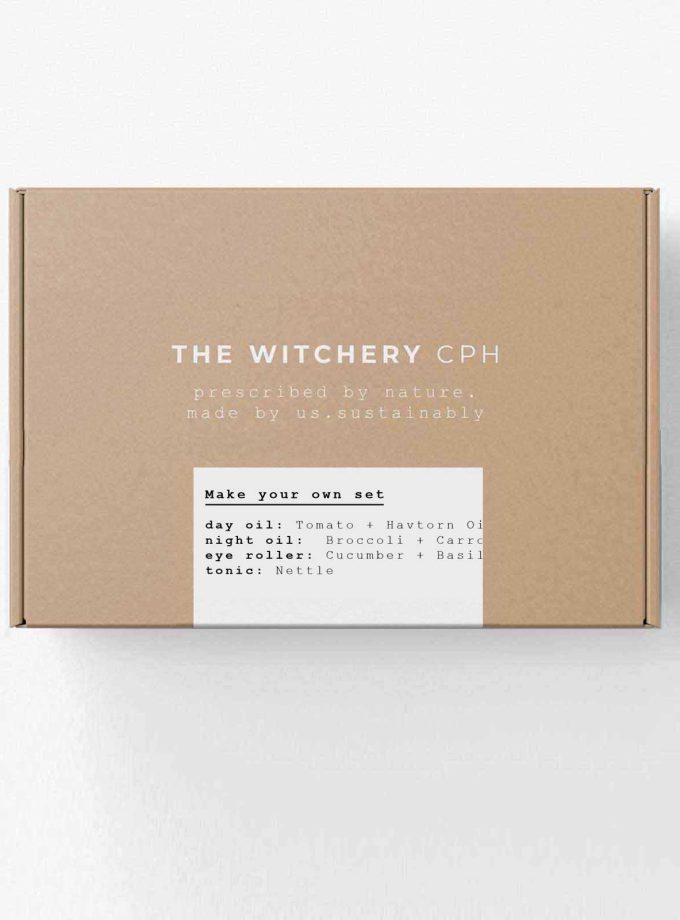 make your own natural skincare set of face oils and botanical mist, the witchery cph