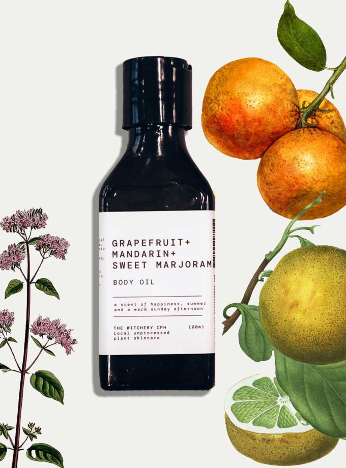 Grapefruit Mandarin Sweet Marjoram Body Oil