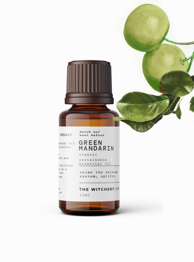 organic green mandarin essential oil from Italy
