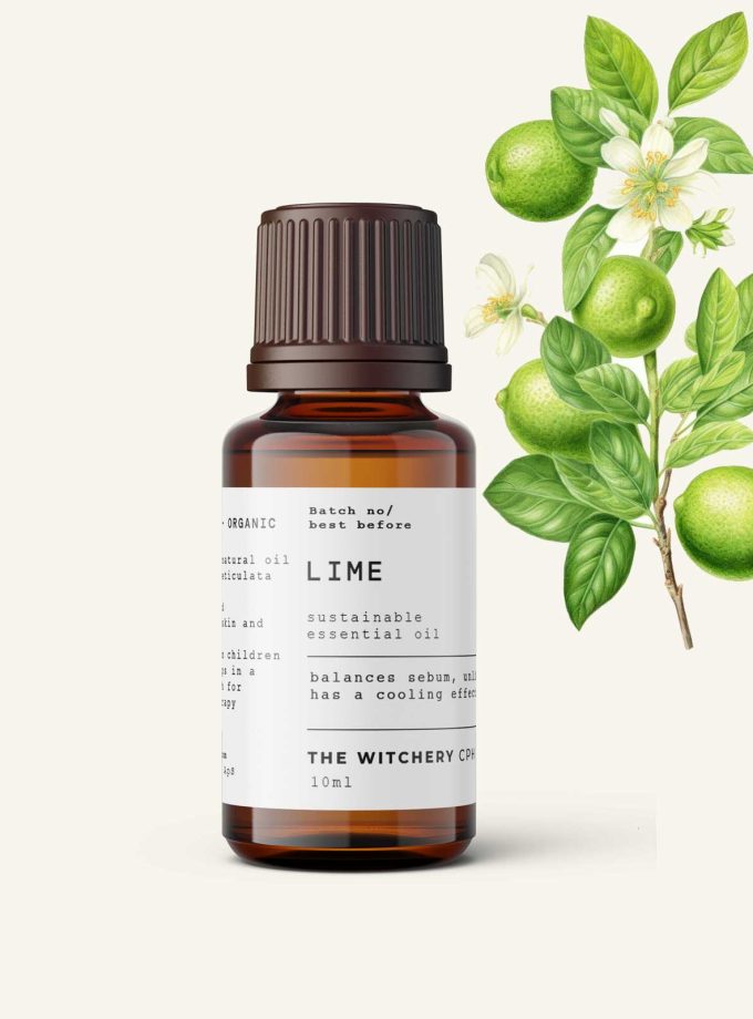 lime essential oil from Sicily , italy