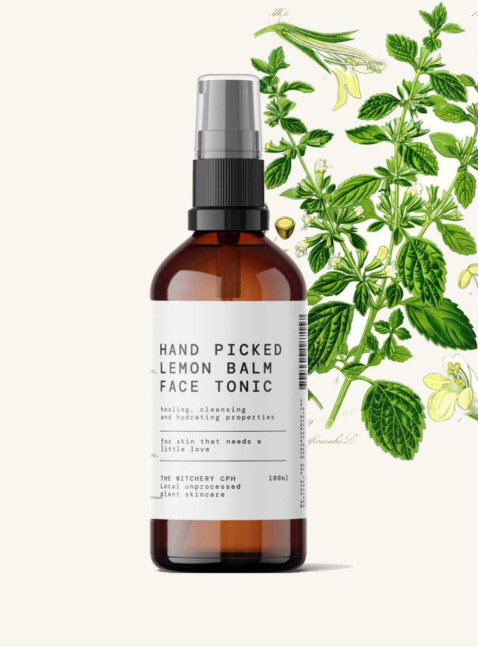Organic Lemon Balm Face Tonic, 100% natural hydrolate