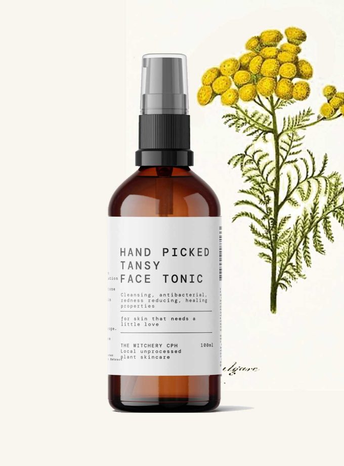 Organic Tansy Face Tonic 100% natural hydrosol, 100% natural hydrolate