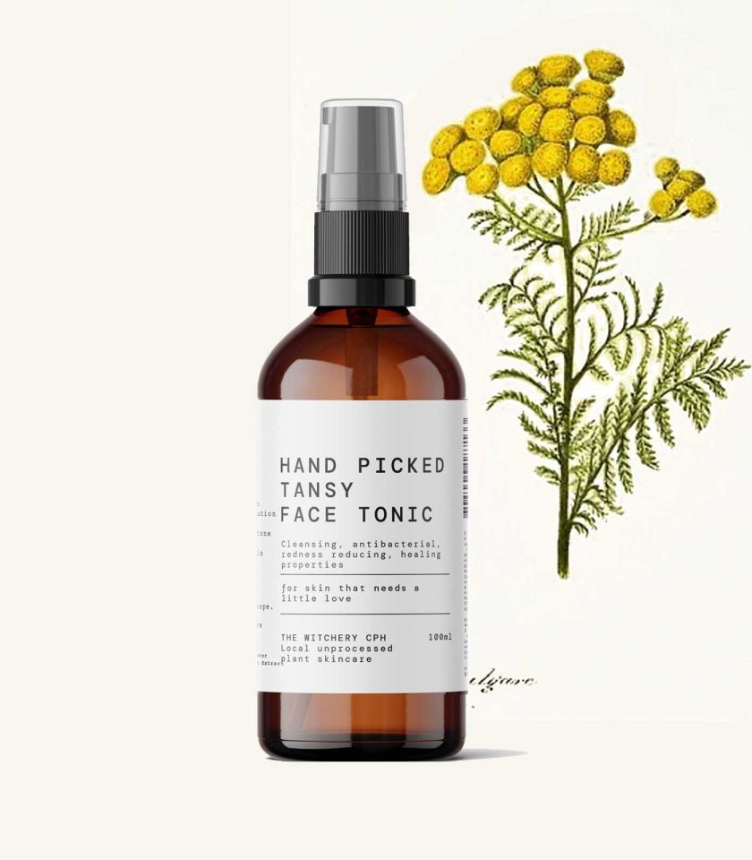 Organic Tansy Face Tonic 100% natural hydrosol, 100% natural hydrolate