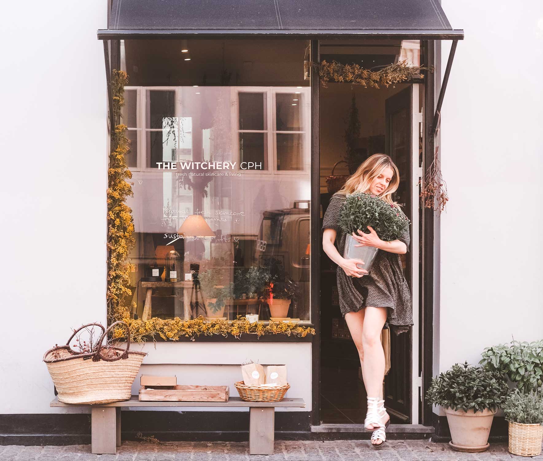 The Witchery CPH natural skincare shop in Copenhagen.