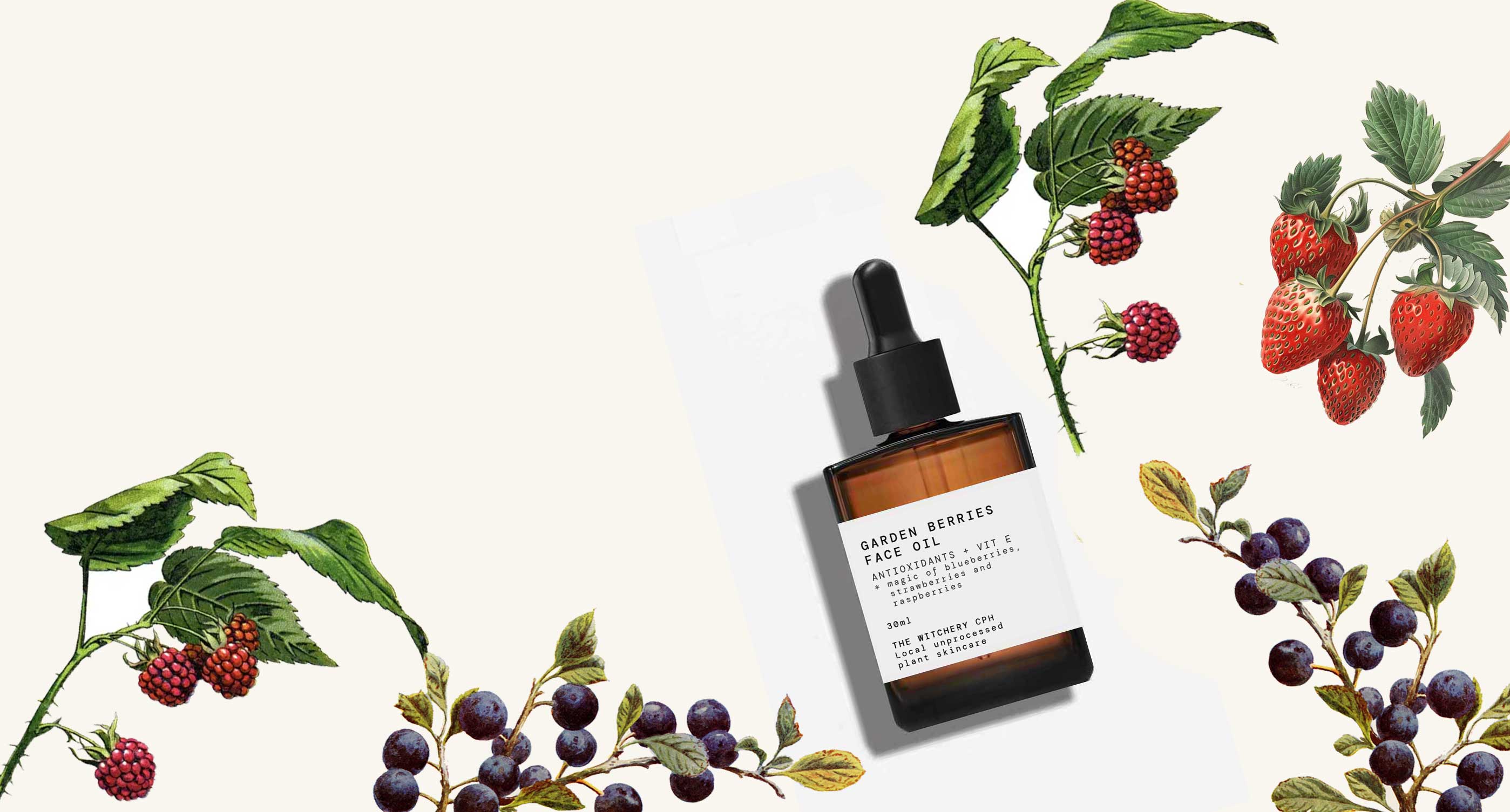 <br />
GARDEN BERRIES<br />
FACE OIL 